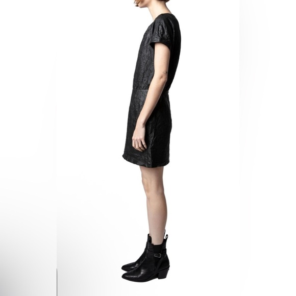Zadig & Voltaire
Rexa Crumpled Leather Mini Dress size small nwt - Picture 3 of 14